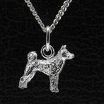 Zilveren Shika inu ketting hanger - klein, Verzenden, Nieuw