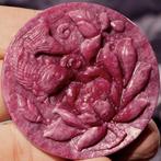 Natuurlijke robijn - AAA-kwaliteit - Spectaculair snijwerk -