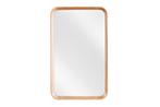 Moderne wandspiegel AMSTERDAM 80cm natuurlijk massief, Huis en Inrichting, Woonaccessoires | Spiegels, Ophalen of Verzenden, Nieuw