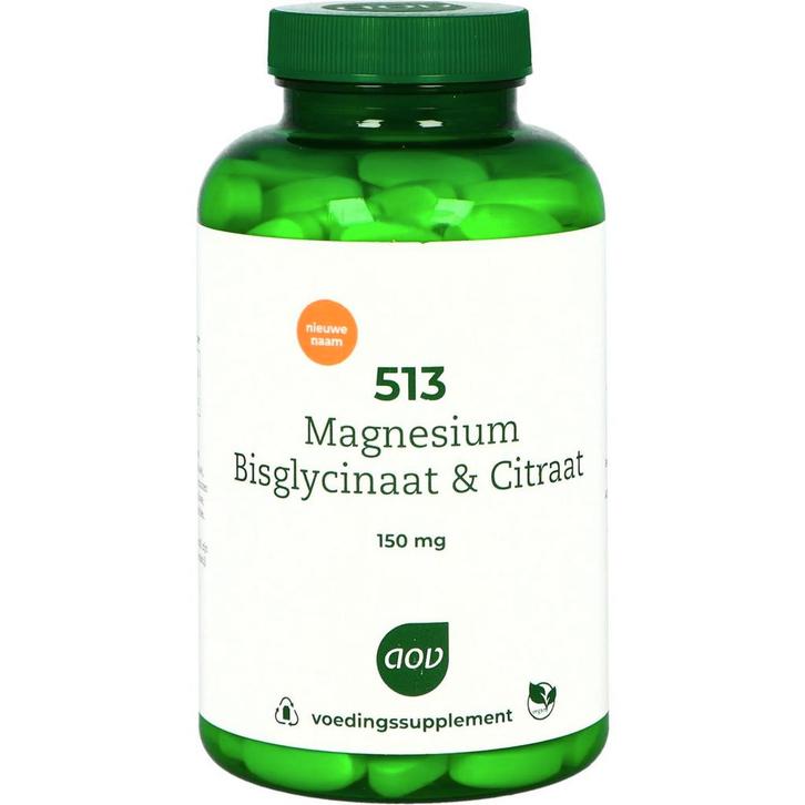 AOV 513 Magnesium AC & Citraat - 180 tabletten, Sport en Fitness, Gezondheidsproducten en Wellness, Verzenden