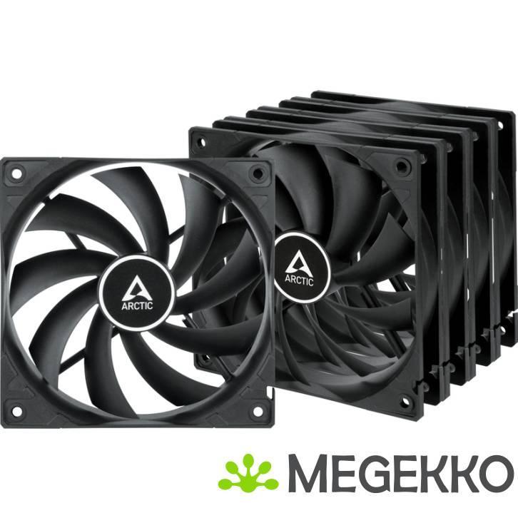 Arctic F12 Zwart 5 stuk(s), Computers en Software, Computerkoelers, Nieuw, Verzenden