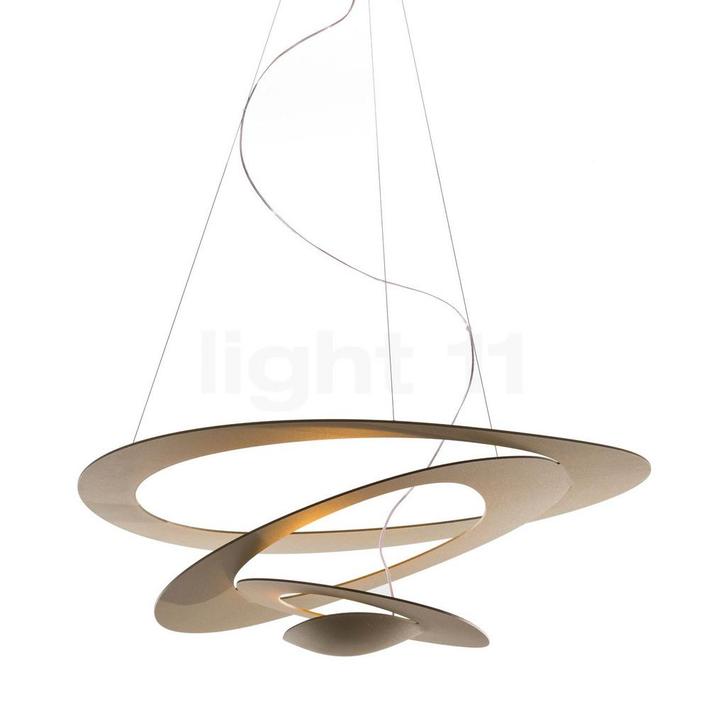 Artemide Pirce Sospensione LED, goud - 3.000 K - ø¸67 cm -, Huis en Inrichting, Lampen | Hanglampen, Nieuw, Verzenden