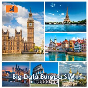 Big Data Europa SIM  (zonder tegoed)