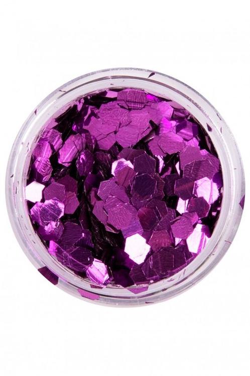 PXP Chunky Glitter Royal Purple 2,5gr, Hobby en Vrije tijd, Feestartikelen, Nieuw, Verzenden