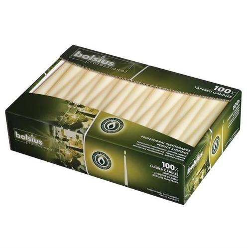 Kaarsen ivoor - 25cm - 100 stuks, Zakelijke goederen, Horeca | Keukenapparatuur, Nieuw in verpakking, Verzenden