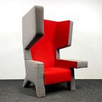 Earchair Prooff - Grijs-Rood - Design Stoel, Gebruikt, Ophalen of Verzenden