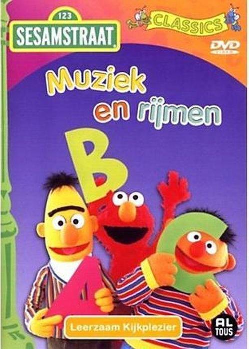 Muziek en rijmen in Sesamstraat (dvd tweedehands film), Cd's en Dvd's, Dvd's | Actie, Zo goed als nieuw, Ophalen of Verzenden