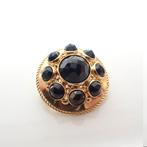 Gouden broche met granaat entourage | Vintage/antiek, Sieraden, Tassen en Uiterlijk, Broches, Gebruikt, Overige kleuren, Ophalen of Verzenden