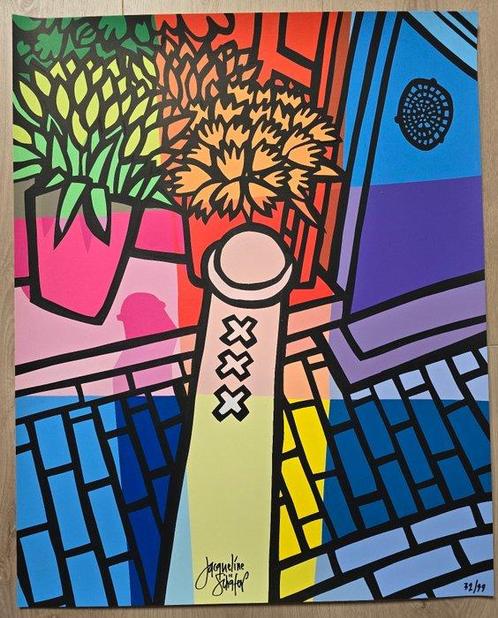 Jacqueline Schäfer (1961) - Amsterdam, Antiek en Kunst, Kunst | Schilderijen | Modern