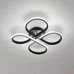 Bloemvormige LED plafondlamp 45W koel wit zwart, Huis en Inrichting, Lampen | Plafondlampen, Verzenden, Nieuw