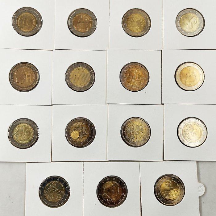 Portugal, Luxemburg. 2 Euro 2004/2014 (15 coins) (Zonder, Postzegels en Munten, Munten | Europa | Euromunten