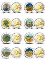 Europa. 2 Euro Various Years Vincent Van Gogh serie 2 (8, Postzegels en Munten, Munten | Europa | Euromunten