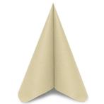 Airlaid Servetten Champagne 40x40cm 1/4 vouw pakje 50 stuks, Nieuw