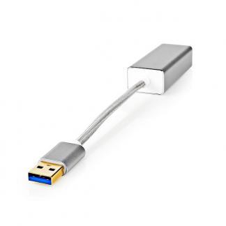 Netwerkadapter USB A naar RJ45 | Nedis (USB 3.0, 1 Gbps), Computers en Software, Pc- en Netwerkkabels, Nieuw, Verzenden