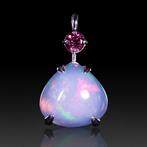 Zonder minimumprijs - Hanger Zilver - 9.47ct. tw. Opaal -, Sieraden, Tassen en Uiterlijk, Antieke sieraden