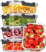 HI NATURE™ Vershoudbakjes set Glas - Meal Prep Bakjes -, Ophalen of Verzenden, Zo goed als nieuw