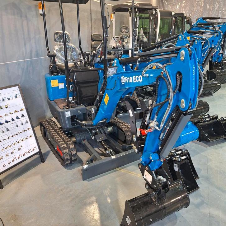 RIPPA Mini graafmachines, Kubota motoren, minigravers, CW05, Zakelijke goederen, Machines en Bouw | Kranen en Graafmachines, Graafmachine
