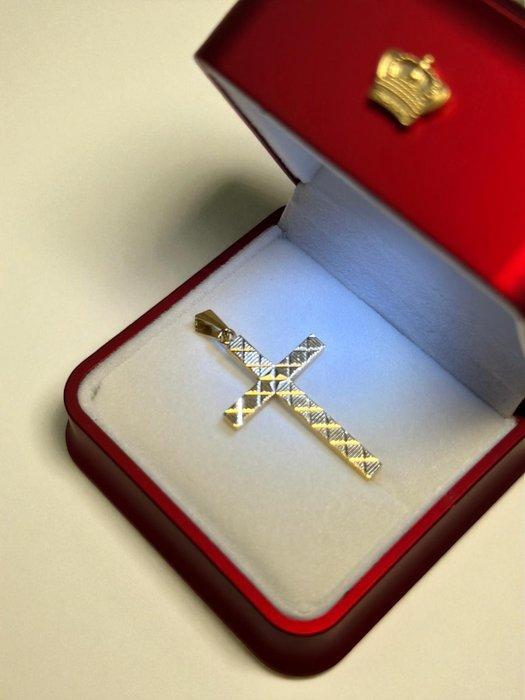 Zonder Minimumprijs - Kruishanger - 18 karaat Geel goud, Sieraden, Tassen en Uiterlijk, Antieke sieraden
