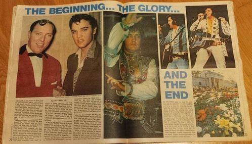 Elvis Presley - ELVIS 20/9/1977 - U.S. STAR NEWSPAPER -, Cd's en Dvd's, Vinyl Singles
