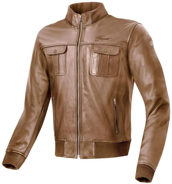 Bogotto Brooklyn Bruin Leren Motorjas, Motoren, Kleding | Motorkleding, Heren, Nieuw met kaartje, Jas | leer, Verzenden