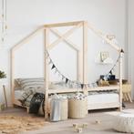vidaXL Kinderbedframe 2x(70x140) cm massief grenenhout, Kinderen en Baby's, Kinderkamer | Bedden, Verzenden, Nieuw