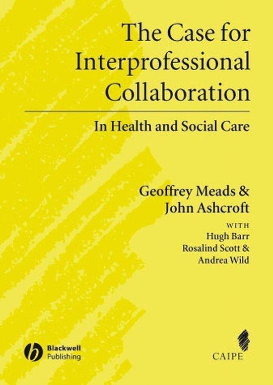 The Case for Interprofessional Collaboration 9781405111034, Boeken, Taal | Engels, Zo goed als nieuw, Verzenden