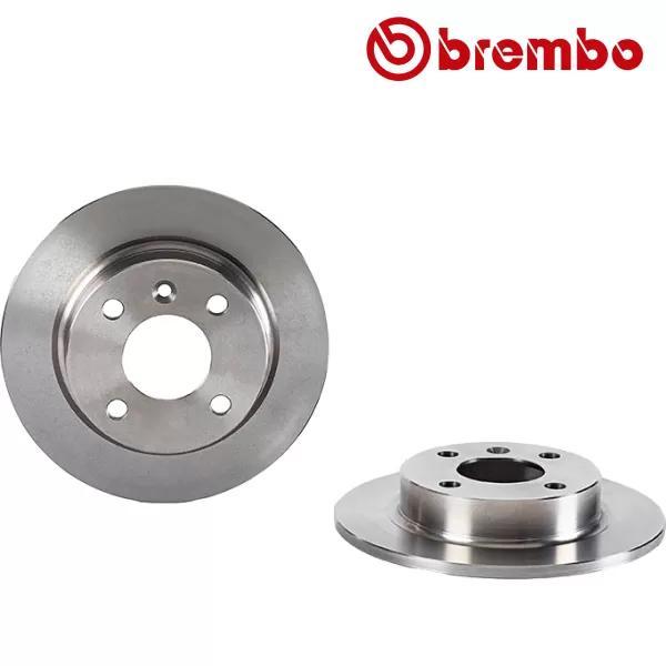 BREMBO Remschijf VOLVO 440 1.7 Turbo achterzijde, Auto-onderdelen, Ophanging en Onderstel, Nieuw, Verzenden