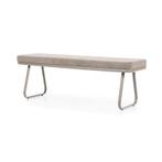 Bank Skola - Taupe - 230246 - eetkamerbanken, Nieuw, Stof