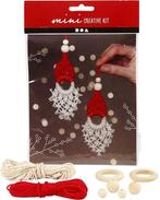DIYkit Pakket Hobbyset Macramé Elf 14 cm set 2 stuks, Hobby en Vrije tijd, Knutselen, Ophalen of Verzenden, Nieuw