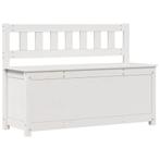 Grenen Bankje Wit - Nu met Korting! OP=OP!, Eenpersoons, Minder dan 75 cm, Nieuw, Ophalen of Verzenden