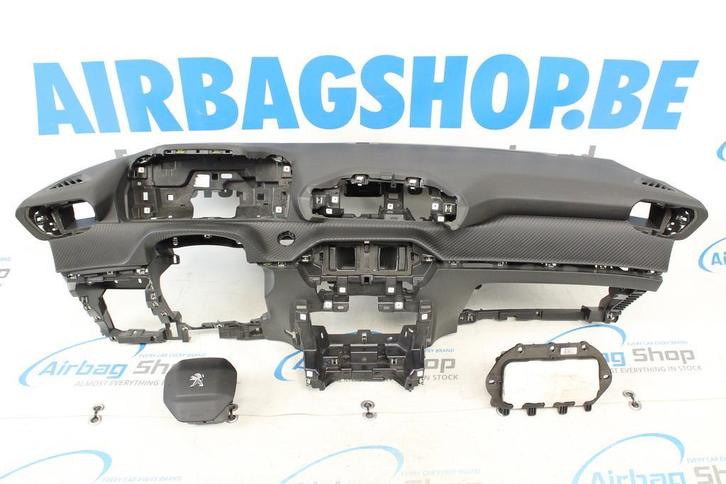 AIRBAG SET – DASHBOARD MET CARBON PEUGEOT 208 (2019-HEDEN), Auto-onderdelen, Dashboard en Schakelaars, Gebruikt, Peugeot