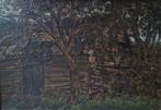 Jan Adam Zandleven (1868-1923) - Boerderij in boomgaard, Antiek en Kunst