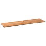 vidaXL Tafelblad rechthoekig 280x80x4,2cm massief eikenhout, Huis en Inrichting, Tafels | Eettafels, Verzenden, Nieuw