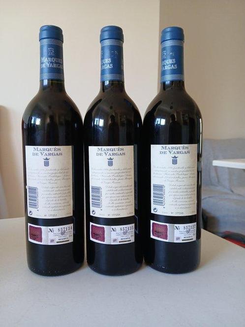 1998 Marqués de Vargas - Rioja Reserva - 3 Flessen (0.75, Verzamelen, Wijnen