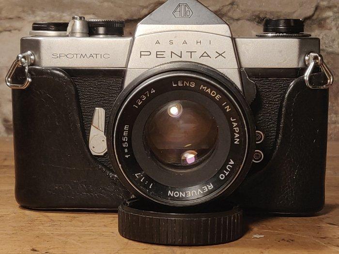 Pentax, Asahi Spotmatic + Auto Revuenon 55mm f/1.7 (M42), Audio, Tv en Foto, Fotocamera's Analoog