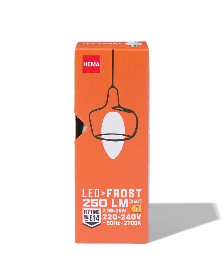 HEMA Led kaars frost E14 2.1W 250lm, Huis en Inrichting, Lampen | Overige, Nieuw, Verzenden