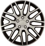 Wieldoppen Dakar Zilver/Zwart 16 inch - set (4 stuks), Ophalen of Verzenden, Zo goed als nieuw