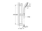 GROHE QuickFix Vitalio Joy Massage Doucheset - Handdouche ø, Verzenden, Zo goed als nieuw