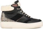 Ps Poelman ESQUIMO Dames Hoge Sneakers Teddy - Zwart Multi -, Kleding | Dames, Schoenen, Verzenden, Nieuw
