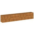 Plantenbak 385cm - Tweedekansje - Cortenstaal Look -60%!, Tuin en Terras, Bloembakken en Plantenbakken, Minder dan 30 cm, Minder dan 60 cm
