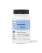 HEMA Vitamine D3 75mcg - 60 stuks, Sport en Fitness, Verzenden, Nieuw