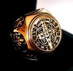 Signetring - katholiek - Sint-Benedictus-kruis - Exorcisme