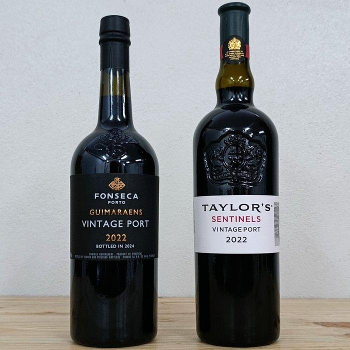 2022 Taylors Sentinels & Fonseca Guimaraens - Vintage Port, Verzamelen, Wijnen