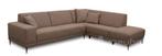 Hoekbank Mijdrecht - hoekbanken - Taupe, Huis en Inrichting, Banken | Sofa's en Chaises Longues, Nieuw, Leer