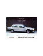 1985 VOLVO 740 INSTRUCTIEBOEKJE SPAANS, Auto diversen, Handleidingen en Instructieboekjes