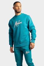 Malelions Duo Essentials Sweater Heren Blauw, Kleding | Heren, Truien en Vesten, Verzenden, Nieuw, Blauw, Malelions
