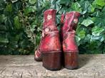 supergave vintage flower boots van Sendra maat 36, Kleding | Dames, Schoenen, Lage of Enkellaarzen, Ophalen of Verzenden, Zo goed als nieuw