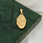 Vintage gouden medaillon hanger | Floraal design, Ophalen of Verzenden, Gebruikt, Goud, Overige merken