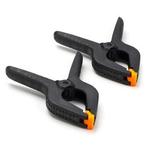 Veerklem | Toolland | 7 cm | 2 stuks (PVC), Doe-het-zelf en Verbouw, Verzenden, Nieuw