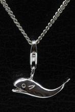 Zilveren Walvis hanger en/of bedel, Sieraden, Tassen en Uiterlijk, Verzenden, Nieuw